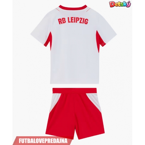 Lacne Dětský Futbalové dres RB Leipzig 2026-27 Krátky Rukáv - Domáci (+ trenírky)